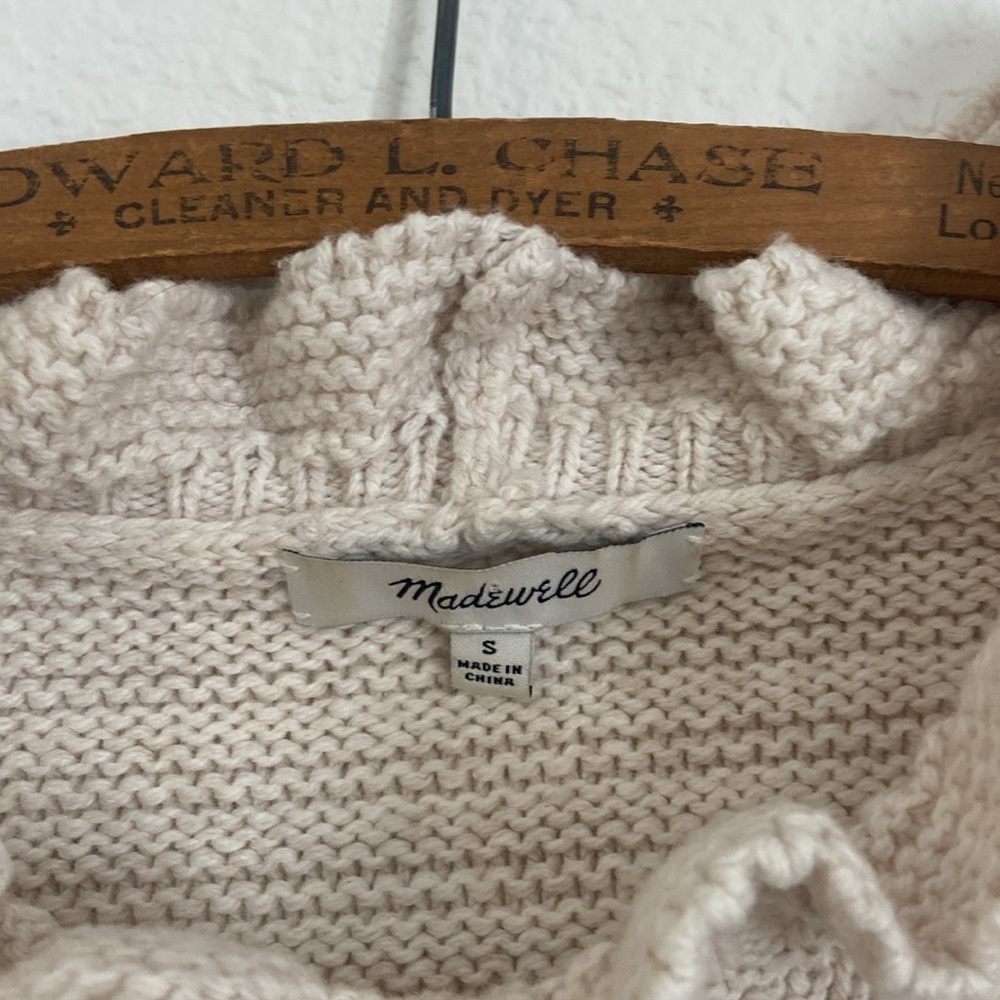 Madewell Ruffle Neck Sweater (Small) - Picture 4 of 6